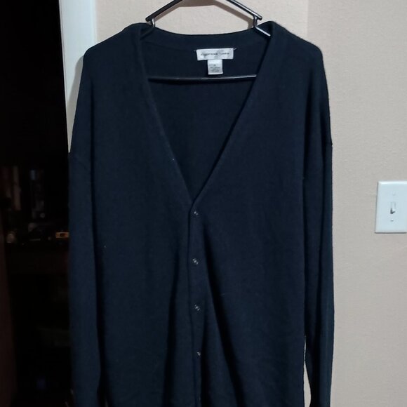 Cypress Links Cardigan Mens Golf Button Down Sweater Size XL Dark Blue - Picture 1 of 9